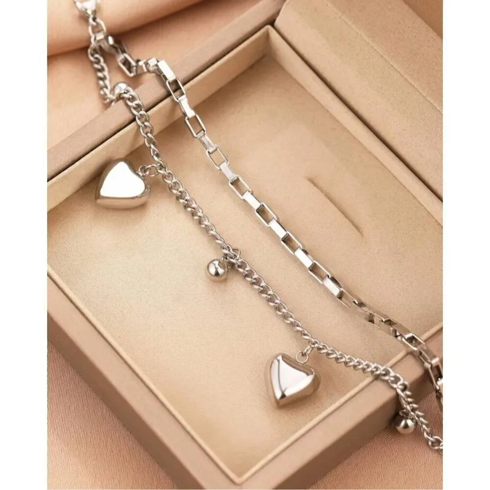 Heart Charm Bracelet